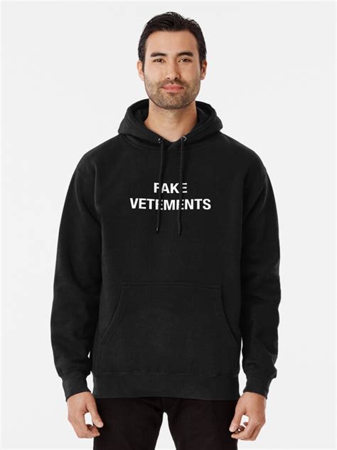 vetements fake hoodie